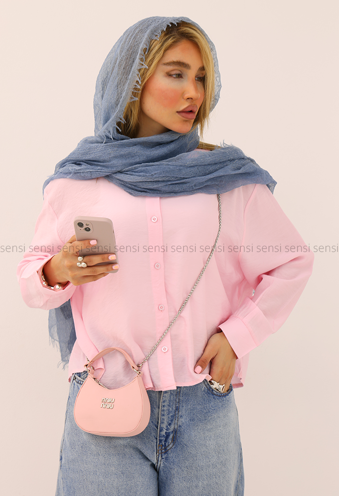 شومیز زنانه پری باکسی کد1006425